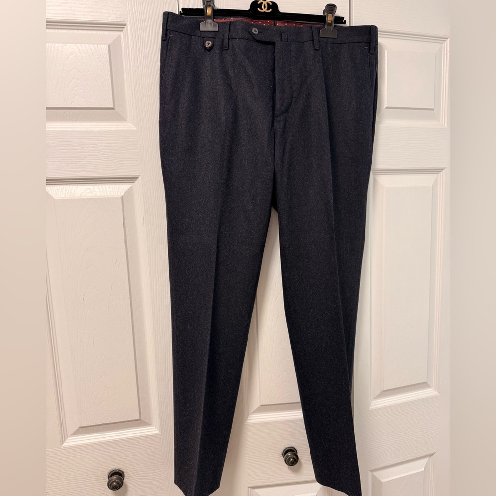 PT01 Men's Dark Gray Dress Pants